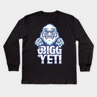 BIGG YETI Kids Long Sleeve T-Shirt